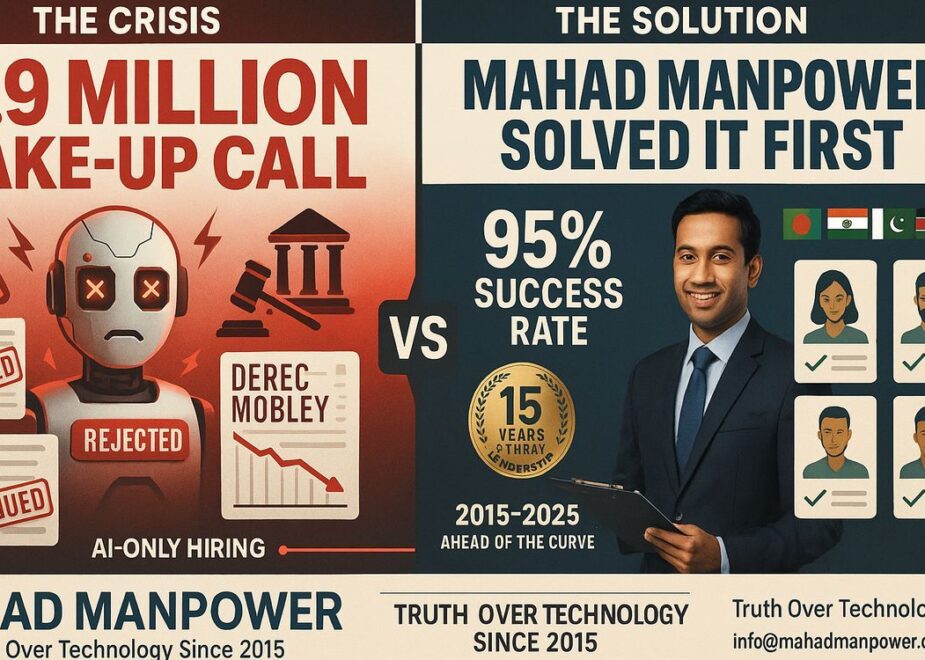The $2.9 Million Wake-Up Call: Why AI-only hiring problems Recruitment & How Mahad Manpower Solved It First