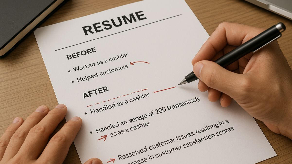 Why Summer Job Isn't Helping Your Resume And How to Fix It